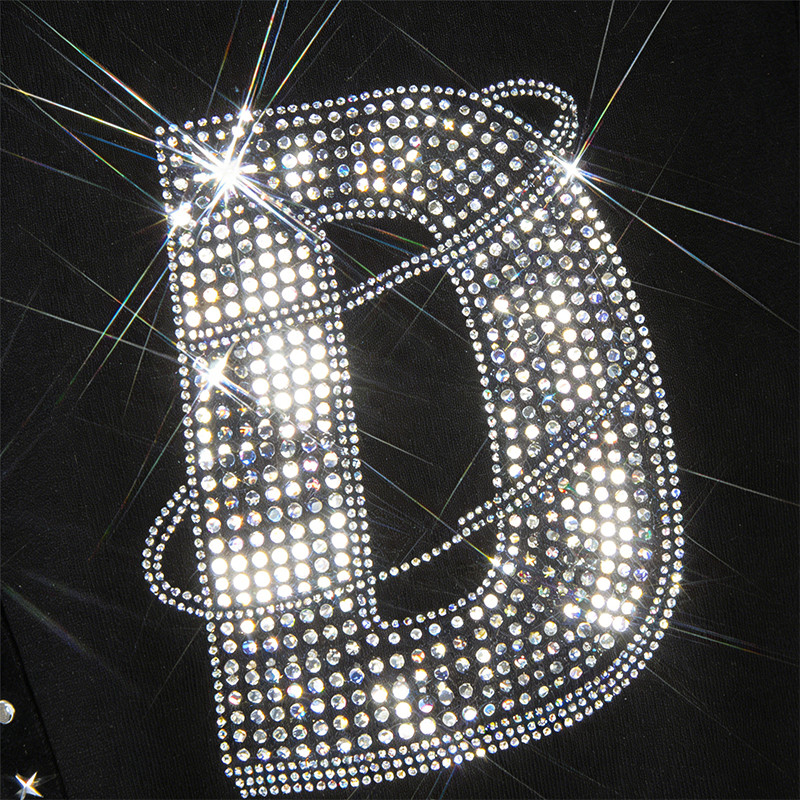 Sonic Wear Rhinestone Studded Webbing Vest