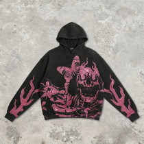 2026 New Design Sonic Wear Washed Rhinestone Hoodie | Streetwear | OEM Streetwear