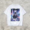 2026 New Design Anime-Inspired Laser Holographic Print T-shirt | Streetwear | 100% Polyester | Clothing Manufacturer