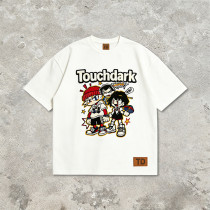 Custom Chenille Applique Patch Embroidered Anime T-shirt | Streetwear | 100% Cotton | Custom Streetwear