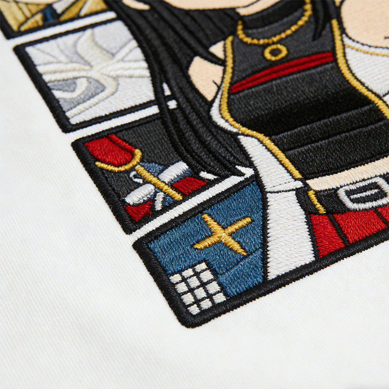 Anime Girl Applique T-shirt