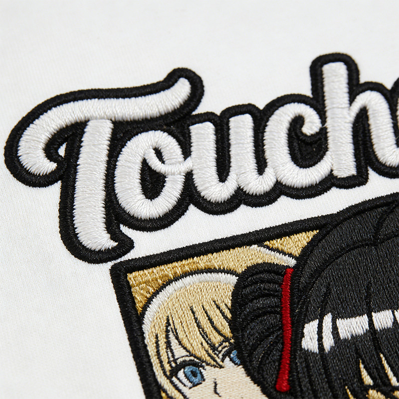 Anime Girl Applique T-shirt
