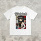 Anime Girl Applique T-Shirt | Retro Cartoon Graphic Tee | 100% Cotton Streetwear | Custom Streetwear