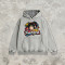 Washed Applique Embroidered Anime Hoodie | Oversized Hoodie | Custom Streetwear Manufacturer