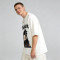 Anime Towel Embroidery T-Shirt | Oversized 100% Cotton Tee | Streetwear Manufacturer