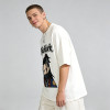 Anime Towel Embroidery T-Shirt | Oversized 100% Cotton Tee | Streetwear Manufacturer