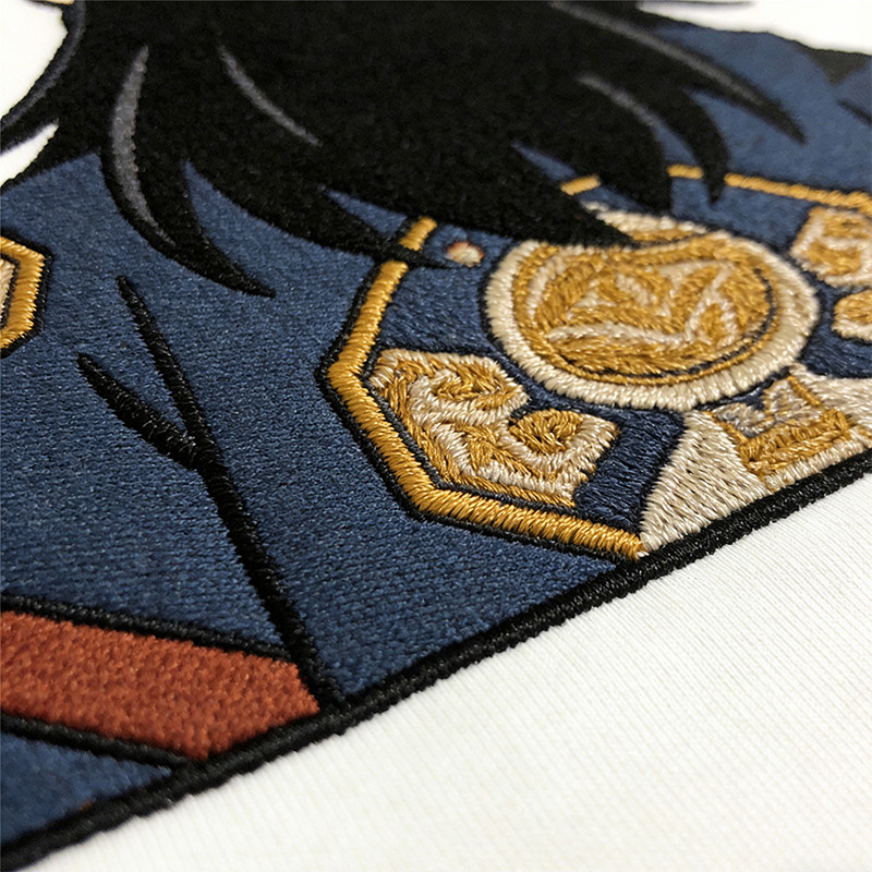  Anime Towel Embroidery T-shirt