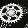 Washed Digital Print Screen Print T-Shirt | Anime Robot Girl Graphic | Distressed Ripped Oversized Tee | OEM Streetwear