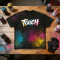 DIY Spray Dye Washed Black Graphic T-Shirt | 100% Cotton | Custom Streetwear Manufacturer