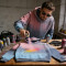 DIY Spray Dye Hoodie | Gradient Tie Dye Pullover | Custom Streetwear Manufacturer