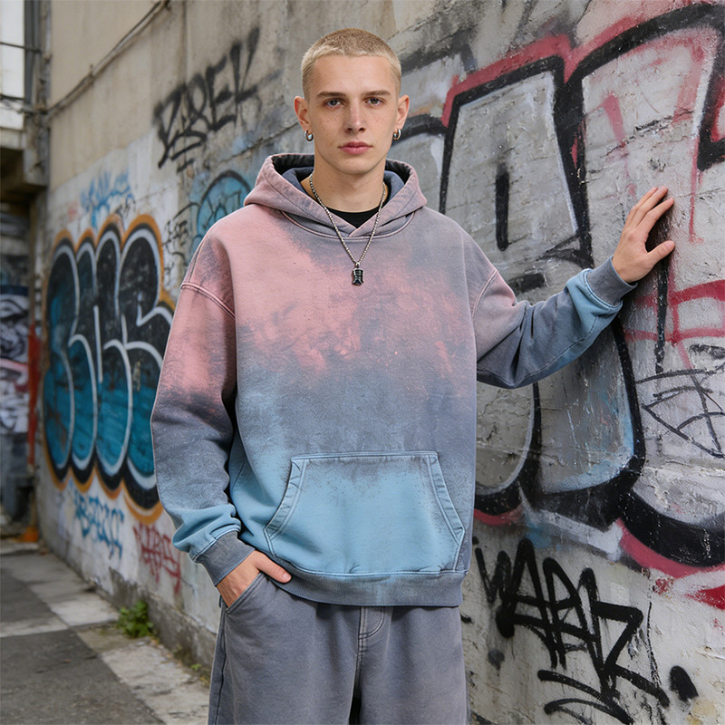 DIY Spray Dye Hoodie