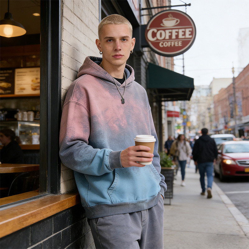 DIY Spray Dye Hoodie