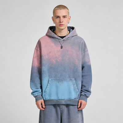 DIY Spray Dye Hoodie | Gradient Tie Dye Pullover | Custom Streetwear Manufacturer