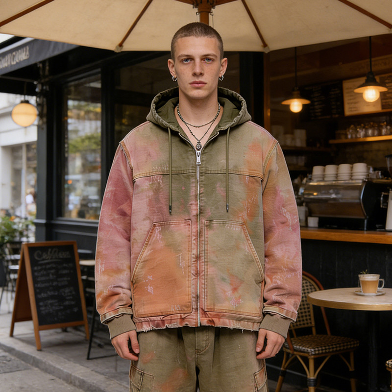  DIY Washed Distressed Ripped Hoodie