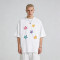 DIY Hand Painted T-Shirt | Custom Star Print | Oversized Cotton Tee | Custom Streetwear Manufacturer