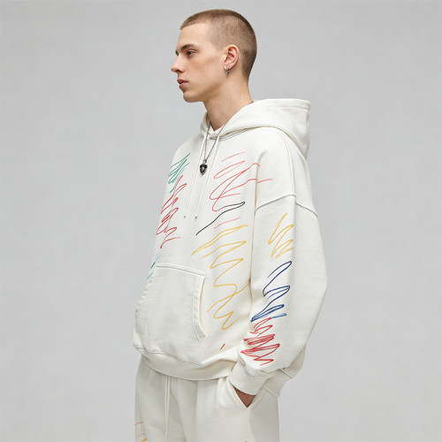 DIY Hand-Painted Hoodie | Custom Graffiti Streetwear | 100% Cotton | Streetwear Clothing Manufacturer