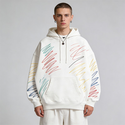 DIY Hand-Painted Hoodie | Custom Graffiti Streetwear | 100% Cotton | Streetwear Clothing Manufacturer