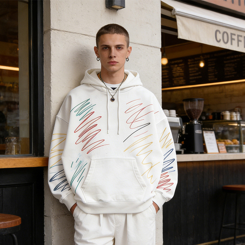 DIY Hand-Painted Hoodie