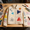 DIY Graffiti Art Canvas Jacket | 100% Cotton | Custom Graffiti Style | Clothing Manufacturer