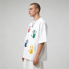 DIY Handprint Graphic Tee | 100% Cotton Oversized T-shirt | Custom Streetwear Manufacturer