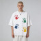 DIY Handprint Graphic Tee | 100% Cotton Oversized T-shirt | Custom Streetwear Manufacturer