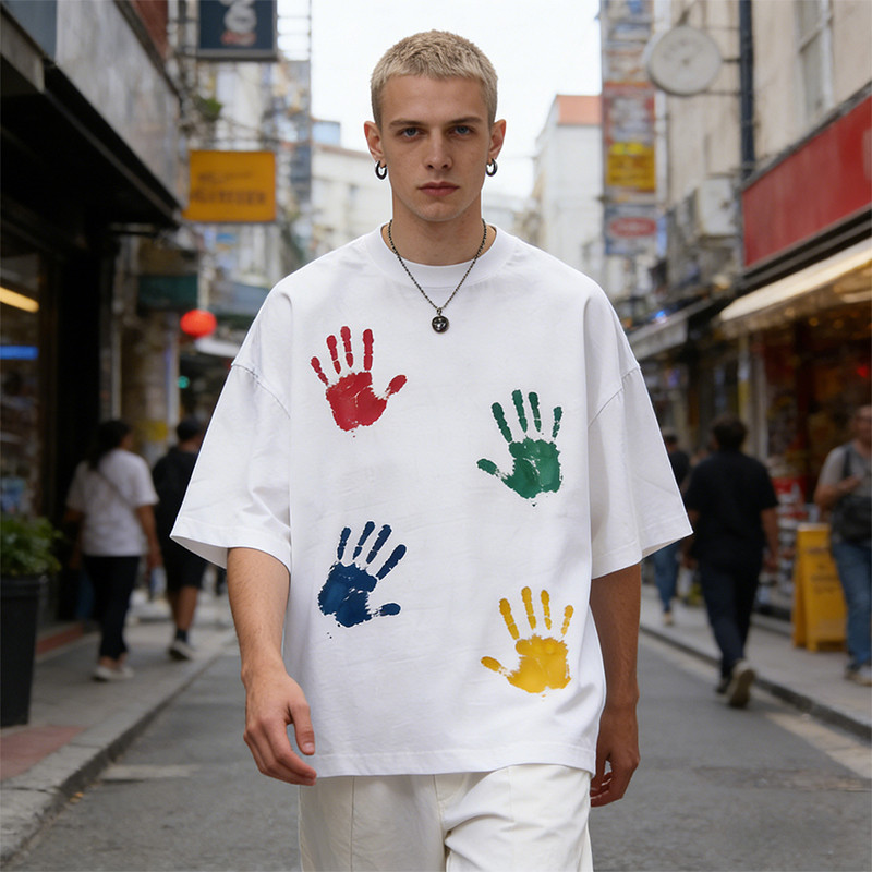 DIY Handprint Graphic Tee
