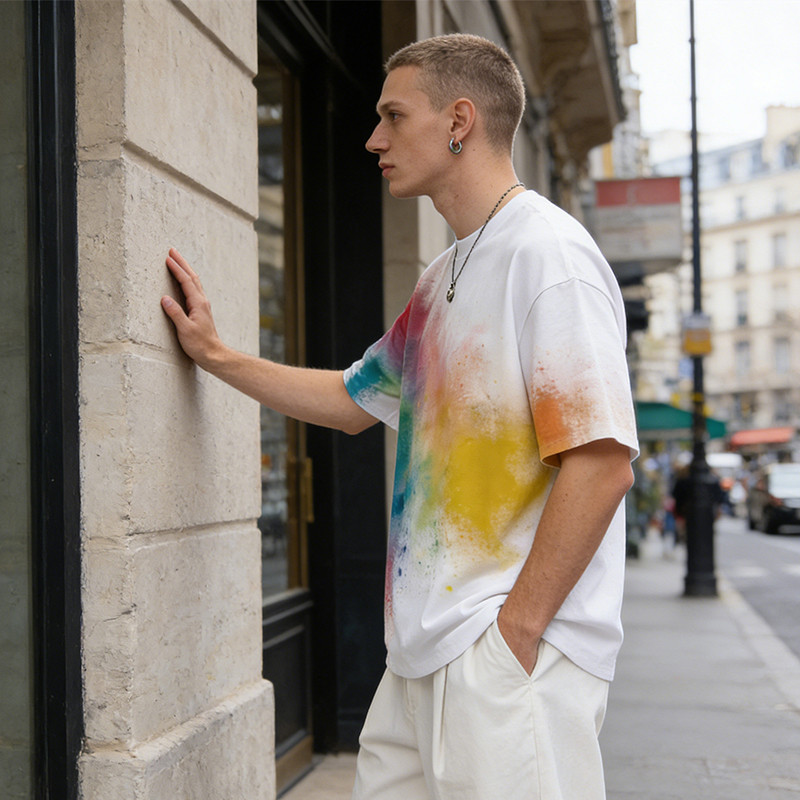 DIY Spray Dye T-Shirt