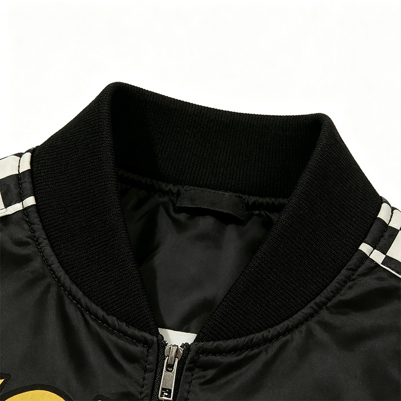 DTG Print Screen Printing Patchwork Racing Jacket Product