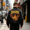 DTG Print Screen Printing Patchwork Racing Jacket | Vintage Skull Flame Streetwear | Custom Streetwear