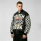 DTG Print Applique Patchwork Racing Jacket | Vintage Racing Skull Streetwear | Clothing Manufacturer