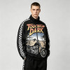 DTG Print Patchwork Checkerboard Racing Jacket | Vintage 97 Streetwear | Custom Streetwear Manufacturer