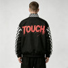 Digital Print and Screen Print Racing Jacket | Checkerboard Patchwork Vintage Racing Jacket | OEM Streetwear