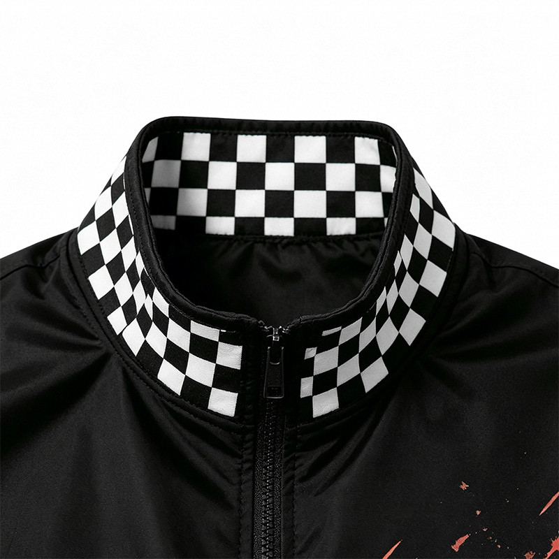 Digital Print and Screen Print Racing Jacket