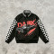 Digital Print and Screen Print Racing Jacket | Checkerboard Patchwork Vintage Racing Jacket | OEM Streetwear