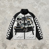 DTG Print Screen Print Patchwork Jacket | Vintage Racing Jacket | Streetwear Manufacturer