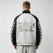 DTG Print Screen Print Patchwork Jacket | Vintage Racing Jacket | Streetwear Manufacturer