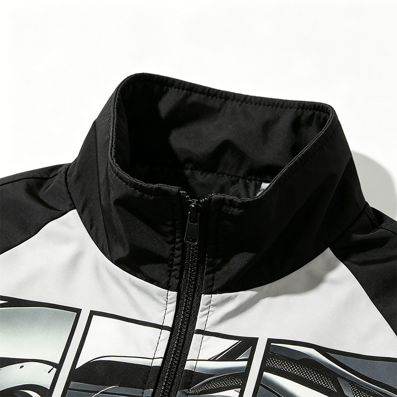 DTG Print Screen Print Patchwork Jacket