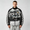 DTG Print Screen Print Patchwork Jacket | Vintage Racing Jacket | Streetwear Manufacturer