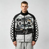 DTG Print Screen Print Patchwork Jacket | Vintage Racing Jacket | Streetwear Manufacturer