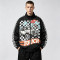 Printed Patchwork Racing Jacket | Vintage Streetwear | Y2K Style | Streetwear Manufacturer