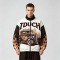 Patchwork DTG Print Vintage Biker Jacket | Y2K Racing Jacket | Custom Streetwear Manufacturer