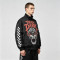 DTG and Screen Print 88 Skull Graphic Biker Jacket | Vintage Racing Streetwear | Clothing Manufacturer