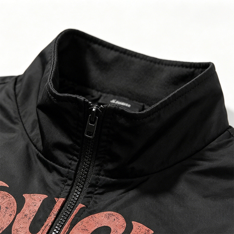 DTG and Screen Print 88 Skull Graphic Biker Jacket