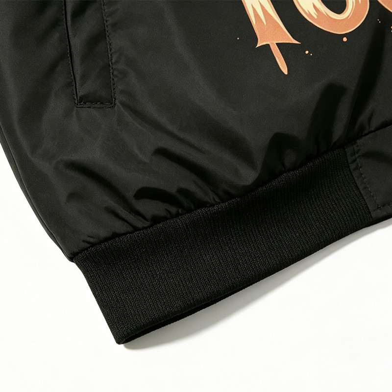 DTG Print Vintage Skull Racing Jacket