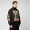 DTG Print Vintage Skull Racing Jacket | Retro Flame Biker | Custom Streetwear Manufacturer