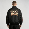 DTG Print Vintage Skull Racing Jacket | Retro Flame Biker | Custom Streetwear Manufacturer