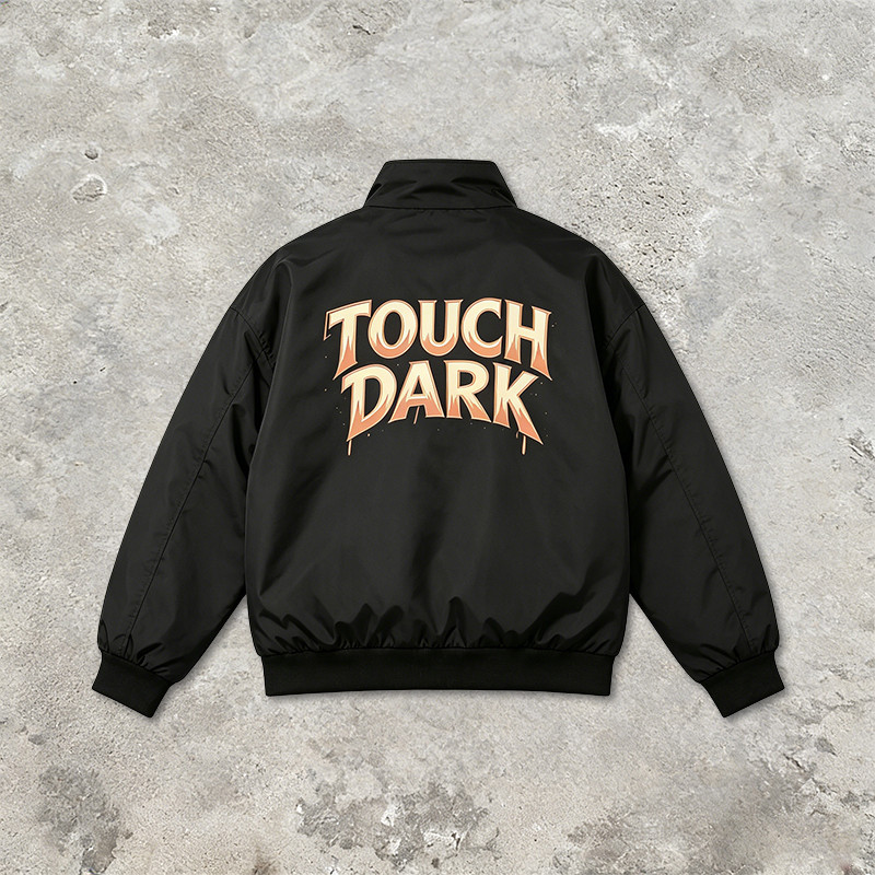 DTG Print Vintage Skull Racing Jacket