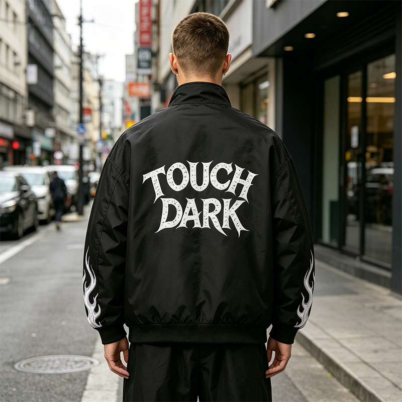 DTG Print Applique Vintage Racing Jacket