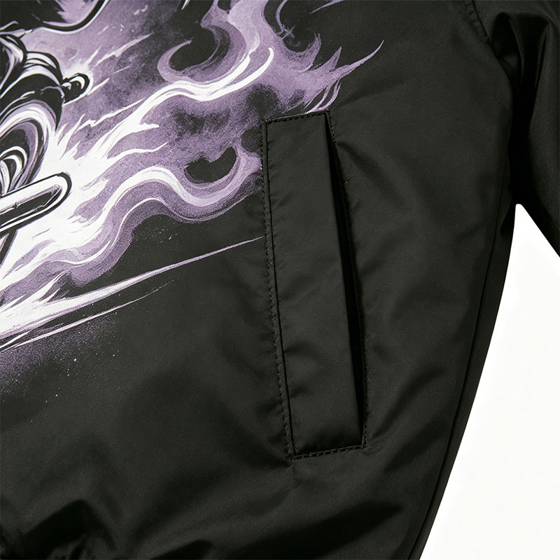 DTG Print Applique Vintage Racing Jacket