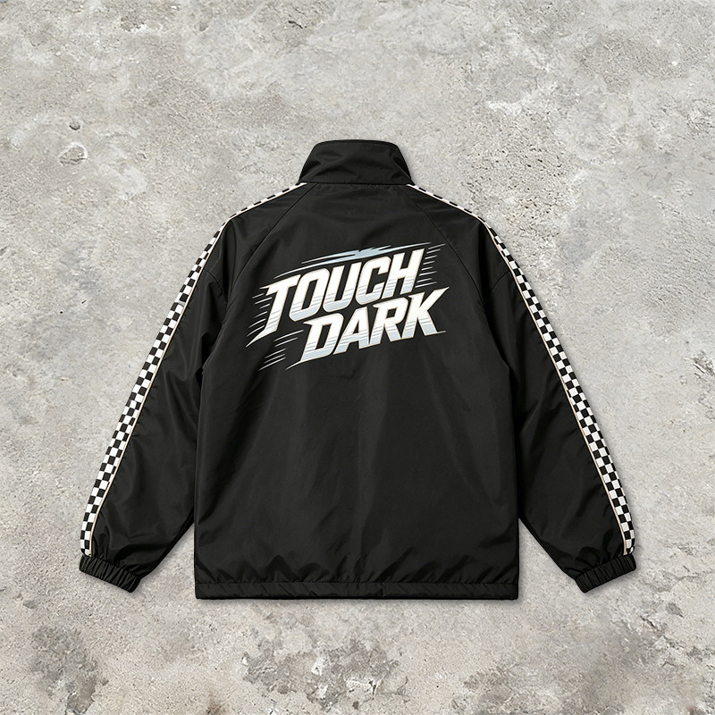 Patchwork DTG Screen Print Racing Jacket